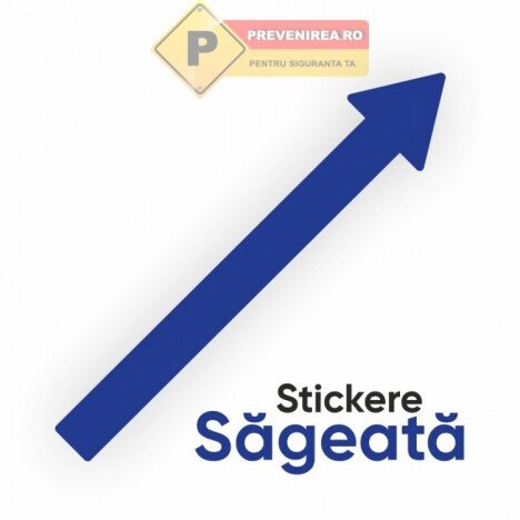 Sageata portocalie pentru siguranta